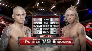 Dustin Poirier vs Jonathan Brookins full fight 720p60