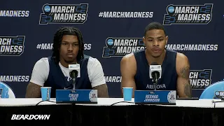 Keshad Johnson & Caleb Love NCAA Round 2 Press Conference