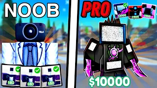 ✨ от НУБА до ПРО в Toilet Tower Defense РОБЛОКС ROBLOX Noob to Pro in Toilet Tower Defense