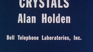 Crystals - Alan Holden 1958