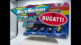 Bugatti Track Day Micro Machines Series 7 Set #22. Micro Machines Unboxing.