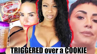 Demi Lovato Gets Triggered By a Diet Cookie But not Detox Tea and Shapewear (lol ok)