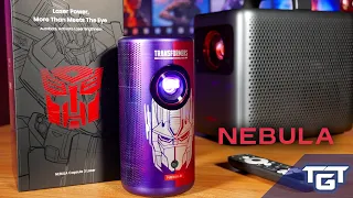 ONE OF A KIND! NEBULA Capsule 3 Transformers Edition & Cosmos Laser 4K | Portable Projector Review