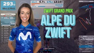 Racing Alpe Du ZWIFT with a 7-Minute Cut Off