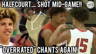 "OVERRATED" Julian Newman HITS HALFCOURT SHOT MID-GAME AND FORCES OVERTIME!! 30 POINTS & 7 THREES!