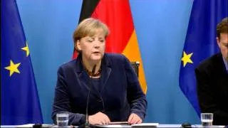 Euro Summit: Angela Merkel press conference (German)