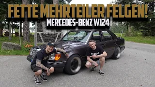 Neue Felgen für den Mercedes W124 - Jetzt ist er komplett!