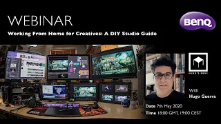 BenQ Webinar: Working From Home for Creatives: A DIY Studio Guide