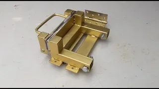 Homemade amazing tool | Super fast vise | Make A Metal Mini Drill Vise