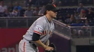 SF@SD: Peavy fans four over six scoreless innings