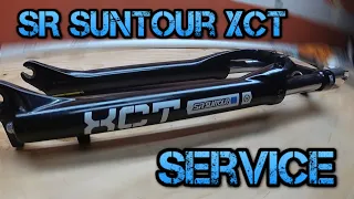 SR Suntour XCT Bicycle Fork Service