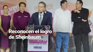 MORENA YA ELIGIÓ | Claudia Sheinbaum ganó en las encuestas, ¿cómo reaccionaron sus compañeros?