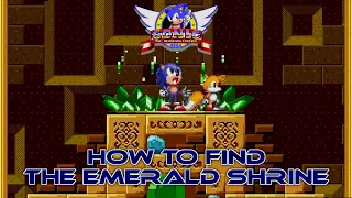 Sonic 1 Forever (v1.4.2) ✪ How To Find The Emerald Shrine (Hidden Unlockable) (1080p/60fps)