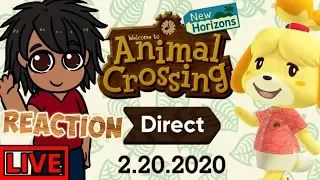 Animal Crossing New Horizons Direct !! Livestream Reaction !! 2-20-2020  ᴴᴰ