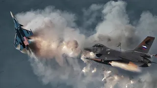 Today! Russian Sukhoi Su-57 Jet Destroys 25 US F-22 Raptor Fighter Jets at Once