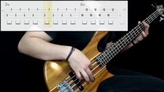 Muse - Uprising (Bass Cover) (Play Along Tabs In Video)