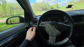 Opel Astra H 1 7 CDTI 2005   POV DRIVING AND WALKAROUND