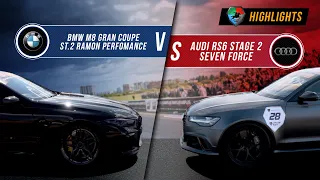 BMW M8 Gran Coupe St.2 vs Audi RS6 St.2 Seven Force | UNLIM 500+ 2020 Highlight |