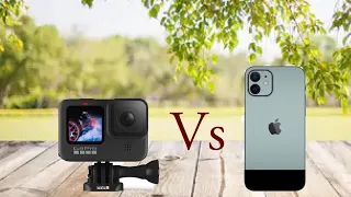 Go pro hero 9 vs iPhone 12