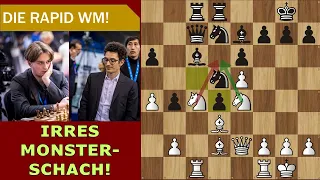 Unerträgliche SPANNUNG | Keymer vs Caruana | Rapid Worldchampionship 2022 Runde 6