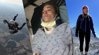 Skydiver Survives Terrible Accident When Parachute Doesn't Open, Then Climbs Everest One Year Later