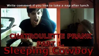 1 People React To  Sleeping Cowboy. Funny Prank Video