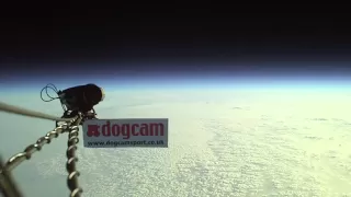 DogCamSport flies to the edge of space 110,000ft on a balloon!