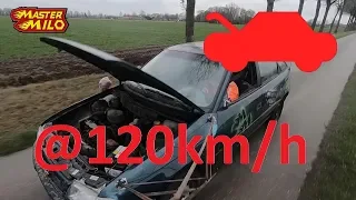 Opening bonnet @ 120km/h