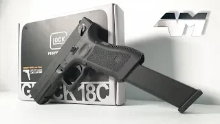 UMAREX GLOCK 18C / ELITE FORCE GLOCK 18C / Full Auto Glock / Airsoft Unboxing Review