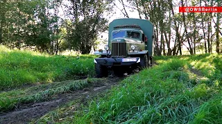 Покатушки на ЗИЛ - 157 — Driving off road old Soviet (Russian) 6X6 Truck ZIL-157