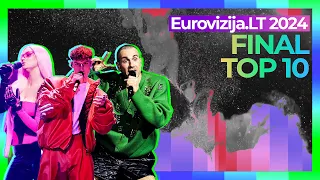 🇱🇹 Eurovizija.LT 2024 | My Top 10 | Eurovision 2024 (Lithuania)