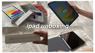 iPad for study :) + apple pencil unboxing