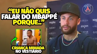 É POR ISSO QUE  NEYMAR NÃO QUIS FALAR DO MBAPPÉ NA ENTREVISTA - TRETA NO PSG CONTINUA