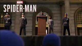 Marvel's Spider-Man PS4 - Jefferson Davis' Death Scene (Miles' Origin)