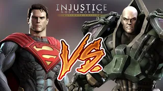 Injustice Gods Among Us - Superman Vs. Lex Luthor (Hard) Walkthrough | RozZ99
