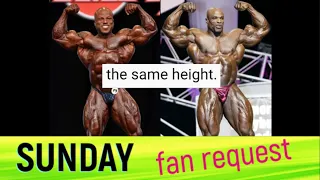 Shaun Clarida(2020) vs Ronnie Coleman(2003)*SAME HEIGHT*