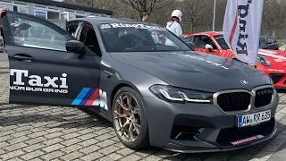 BMW M5 CS Ringtaxi Nürburgring Nordschleife Karfreitag 2022