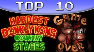 Top 10 Hardest DKC (SNES) Stages - AntDude