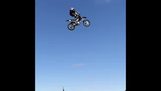 Big foot fmx ramp sessions and free riding