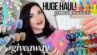 MASSIVE Gel Nail Haul & Giveaway! 🎉 | Korean & Japanese Gels