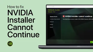 How To Fix NVIDIA Installer Cannot Continue Error on Windows