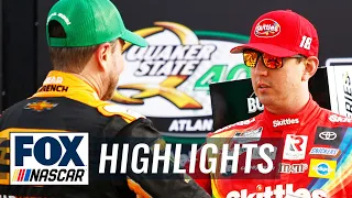 FINAL LAPS: Kurt Busch bests brother Kyle in wild finish at Atlanta | NASCAR ON FOX