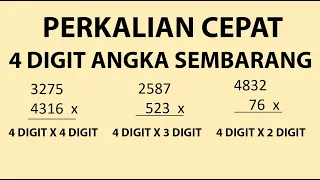 Tip Trik Perkalian Cepat 4 Digit Angka Sembarang