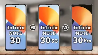 Infinix Note 30 vs Infinix Note 30 5G vs Infinix Note 30 Pro || Price | Review