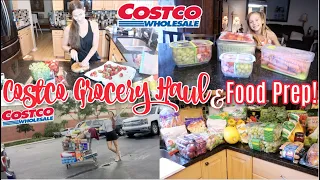 Absolutely Huge Costco Grocery Haul & Food Prep! Prepping for Freezer Meals!