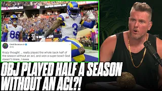 Odell Beckham Jr Says He Played Last Half Of Last Season Without An ACL?! | Pat McAfee Reacts