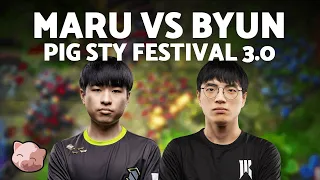 MARU vs BYUN | PiGFest 3.0 Semi Finals (Bo7 TvT - Unofficial SMACKTalk Episode #2) - StarCraft 2