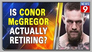 Conor McGregor announces retirement from MMA