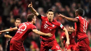 Robert Lewandowski 5 Goals in 9 Minutes!! - Bayern Munich vs Wolfsburg [5-1] All Goals - 22.09.2015