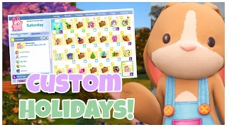 📅 CUSTOM HOLIDAYS TO ADD TO YOUR FAMILY GAMEPLAY! 🎄 | Sims 4 Holiday Ideas 🌷